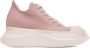 Rick Owens DRKSHDW Pink Abstract Denim Sneakers - Thumbnail 1