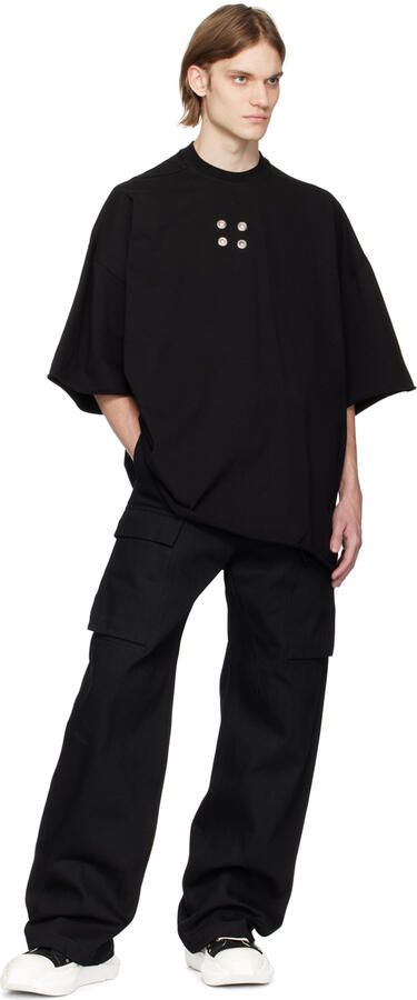 Rick Owens DRKSHDW Black Abstract Sneakers - Picture 4