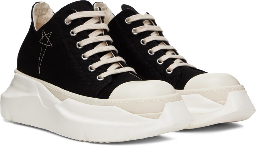 Rick Owens DRKSHDW Black Abstract Sneakers - Picture 2