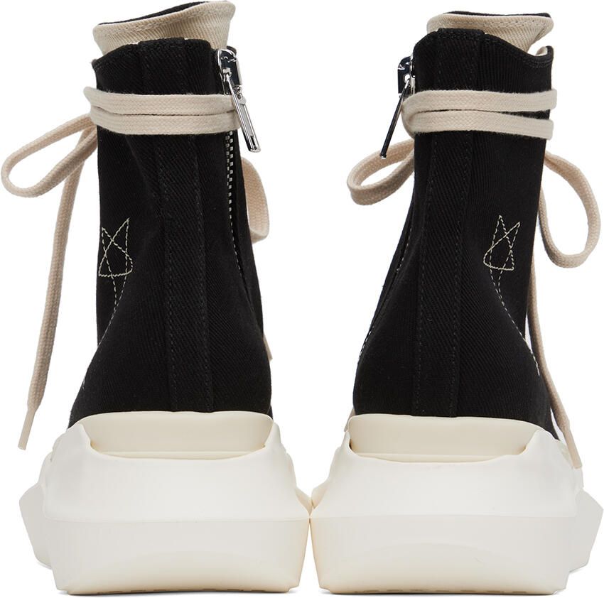 Rick Owens DRKSHDW Black Abstract Sneakers