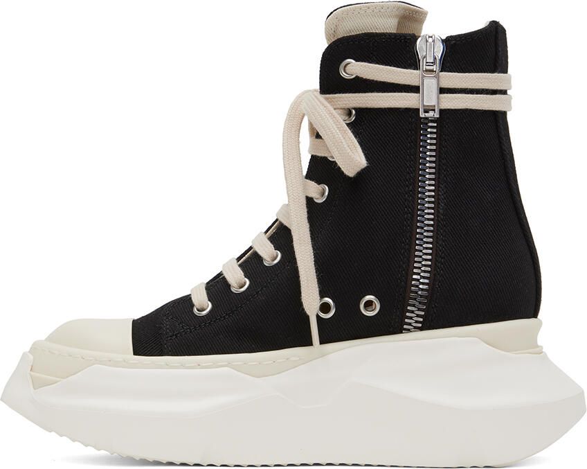Rick Owens DRKSHDW Black Abstract Sneakers - Picture 3