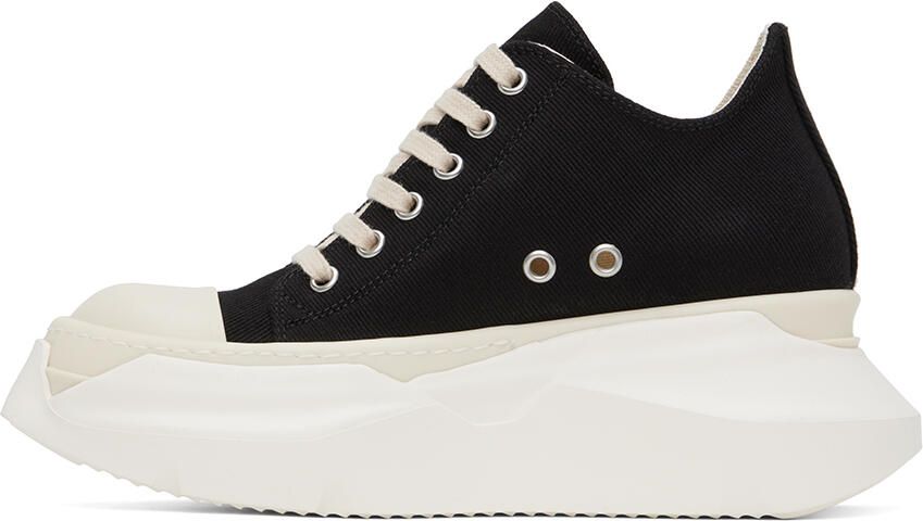 Rick Owens DRKSHDW Black & White Abstract Low Sneakers - Picture 3