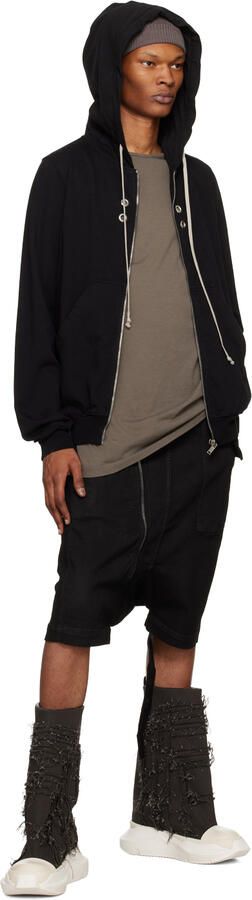 Rick Owens DRKSHDW Black Slashed Fogachine Sneakers - Picture 4