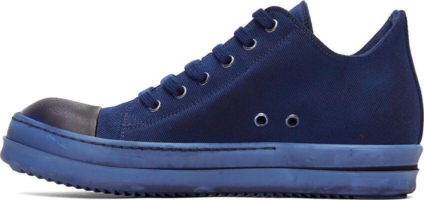 Rick Owens DRKSHDW Indigo Low Sneakers - Picture 3