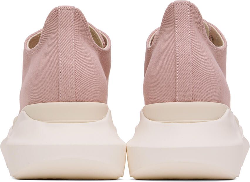 Rick Owens DRKSHDW Pink Abstract Denim Sneakers