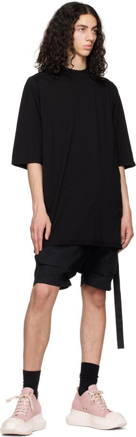 Rick Owens DRKSHDW Pink Abstract Denim Sneakers - Picture 4