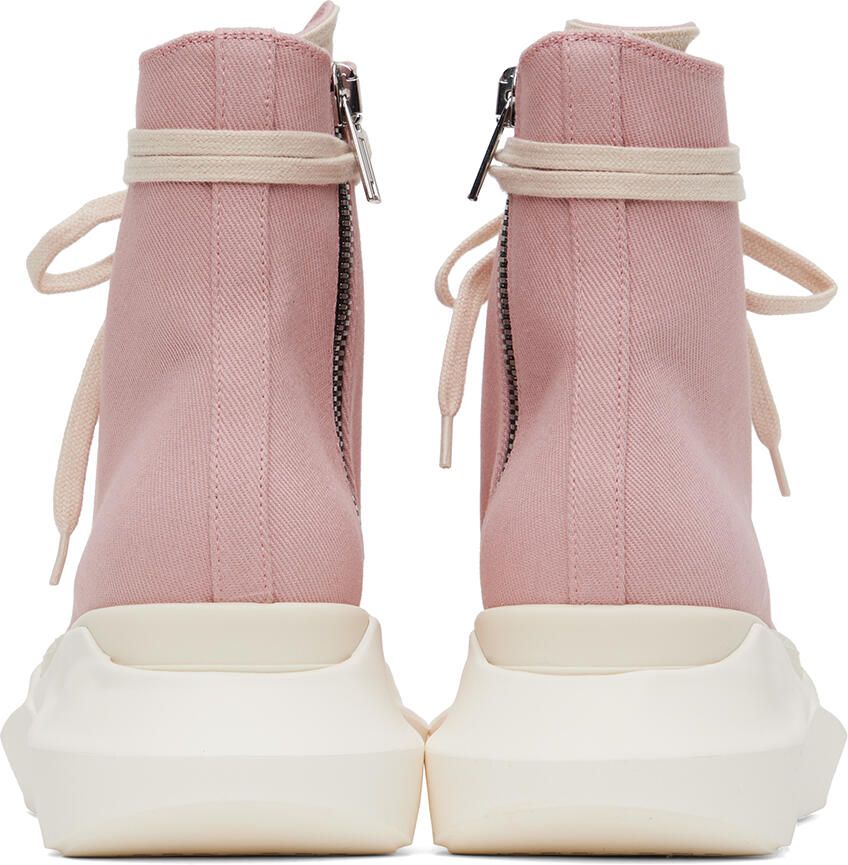 Rick Owens Drkshdw Pink Abstract Sneakers