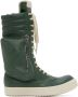 Rick Owens Green Cargobasket Sneakers - Thumbnail 1