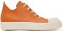 Rick Owens Kids Orange Low Sneakers - Thumbnail 1