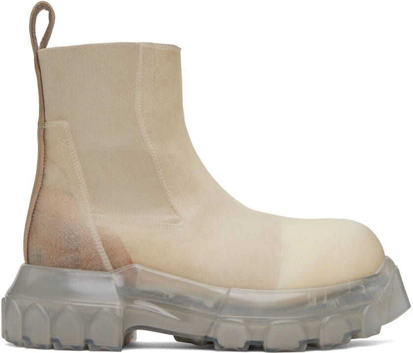 Rick Owens Off-White Beatle Bozo Tractor Boots