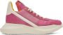 Rick Owens Pink Geo Geth Sneakers - Thumbnail 1
