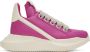 Rick Owens Pink Zip-Up Sneakers - Thumbnail 6
