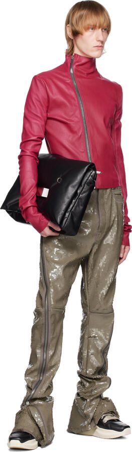 Rick Owens Black & Off-White Geth Sneakers - Picture 9