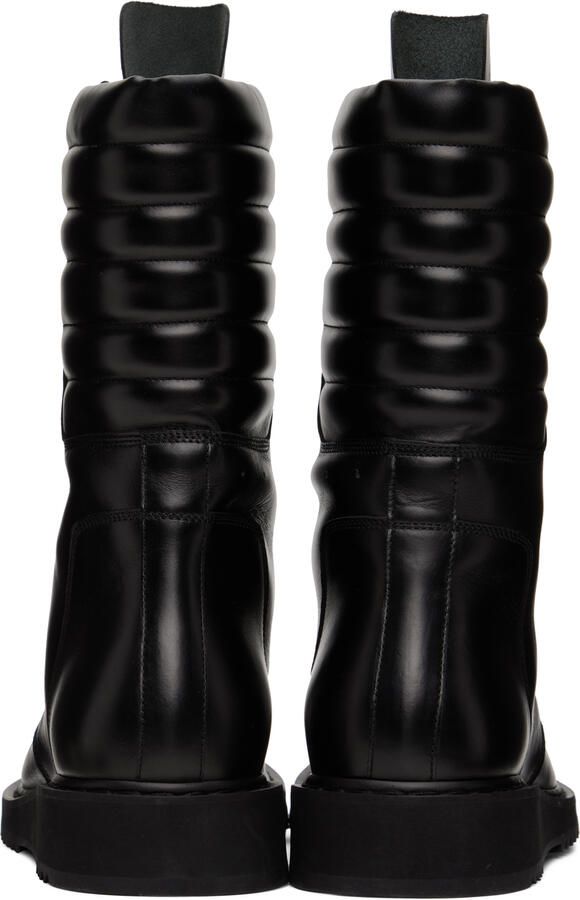 Rick Owens Black Basket Creeper Boots - Picture 3