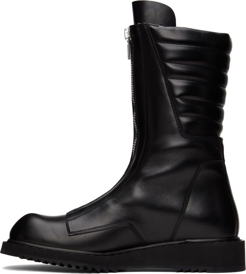 Rick Owens Black Basket Creeper Boots