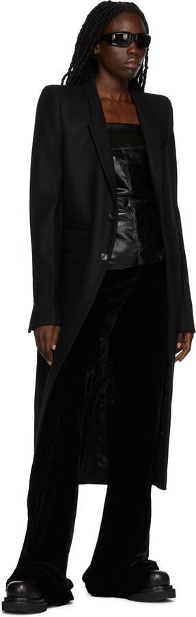 Rick Owens Black Beatle Bogun Chelsea Boots - Picture 4