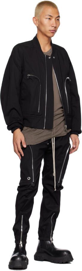 Rick Owens Black Beatle Bozo Tractor Chelsea Boots - Picture 4