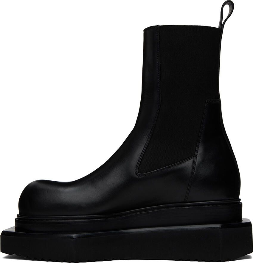 Rick Owens Black Beatle Turbo Cyclops Boots - Picture 2
