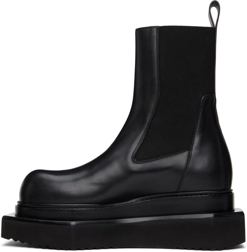 Rick Owens Black Beatle Turbo Cyclops Boots - Picture 2