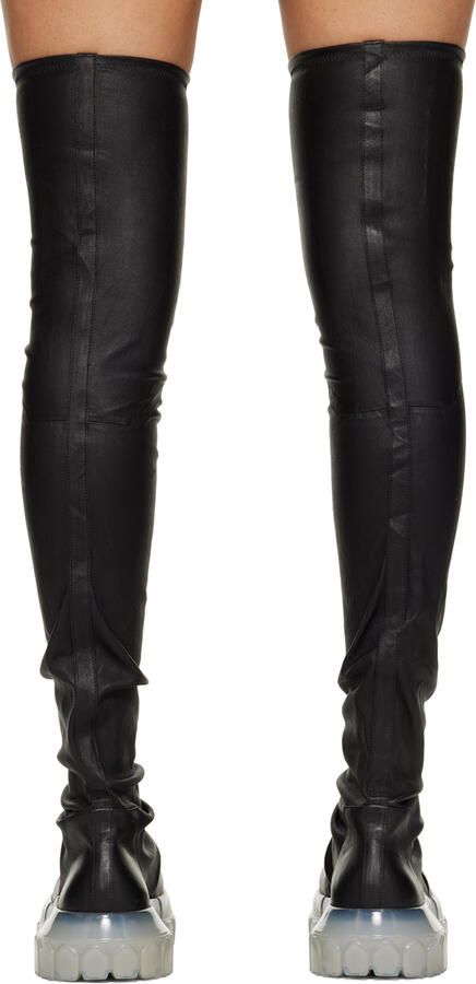 Rick Owens Black Bozo Stocking Boots