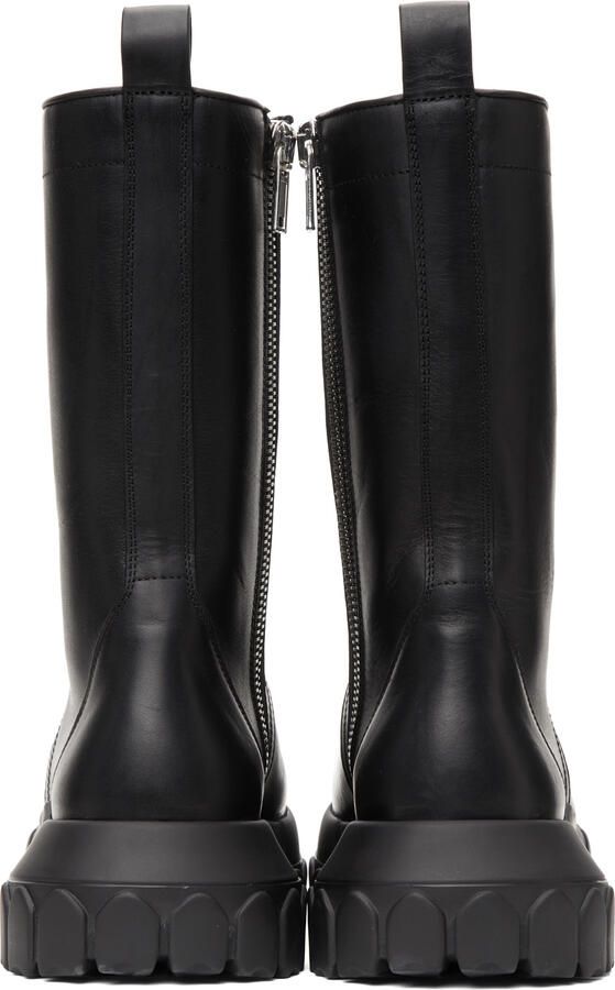 Rick Owens Black Creeper Bozo Tractor Boots - Picture 3