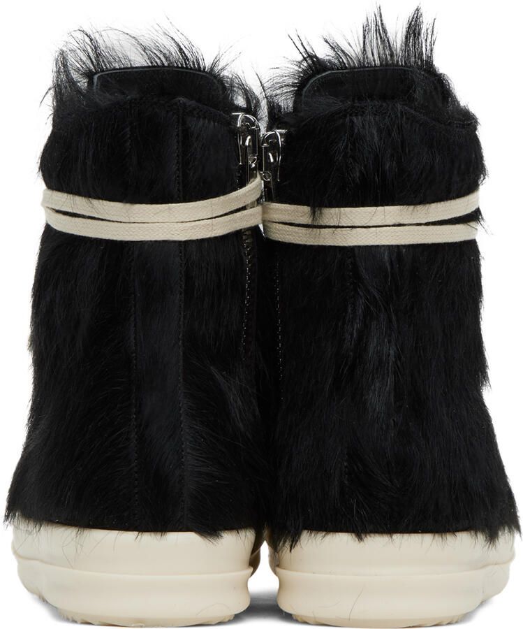 Rick Owens Brown High Sneakers - Picture 2