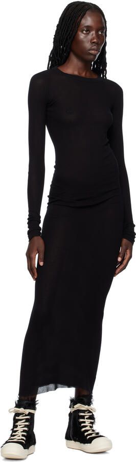 Rick Owens Brown High Sneakers - Picture 9