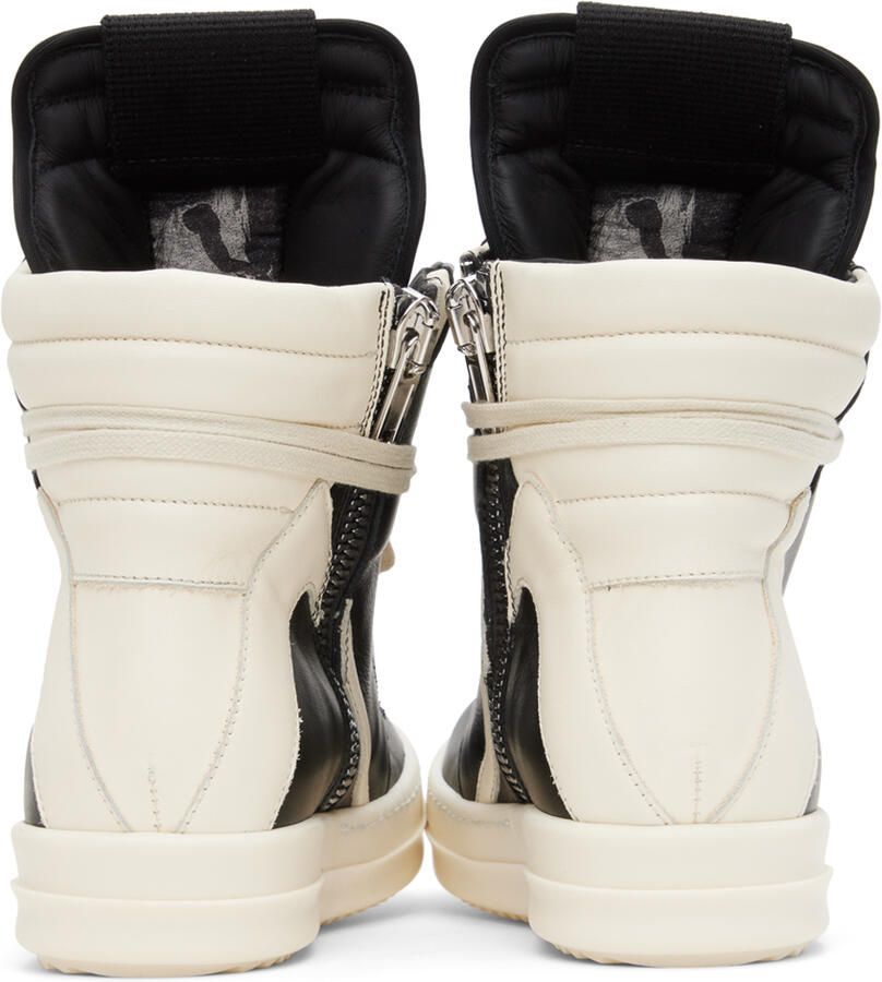 Rick Owens Black Geobasket Sneakers - Picture 7