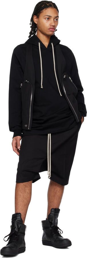 Rick Owens Black Geobasket Sneakers - Picture 4