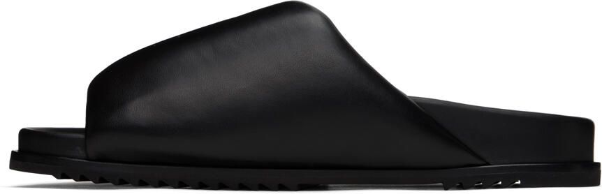 Rick Owens Black Granola Slides - Picture 3