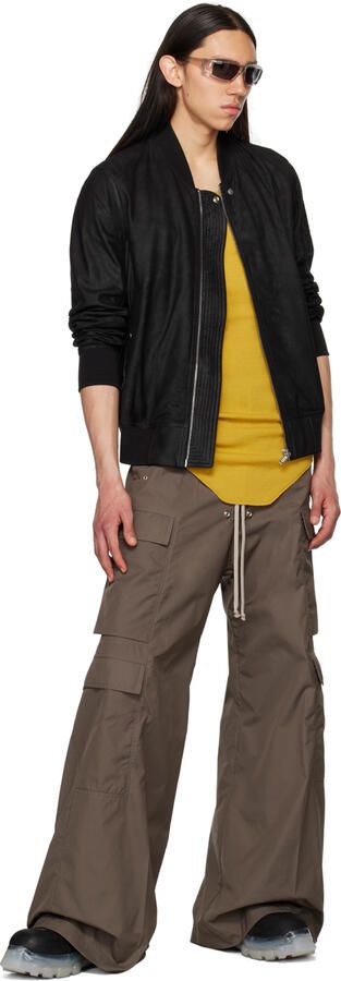 Rick Owens Black Jumbo Laced Bozo Tractor Boots - Picture 4