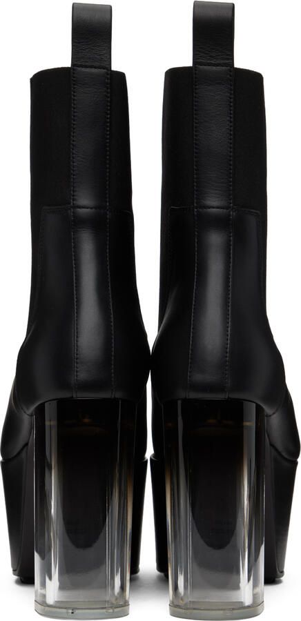 Rick Owens Black Jumbo Laced Bozo Tractor Boots - Picture 8