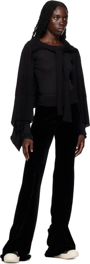 Rick Owens Brown High Sneakers - Picture 8