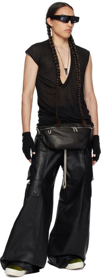 Rick Owens Green Geobasket Sneakers - Picture 4