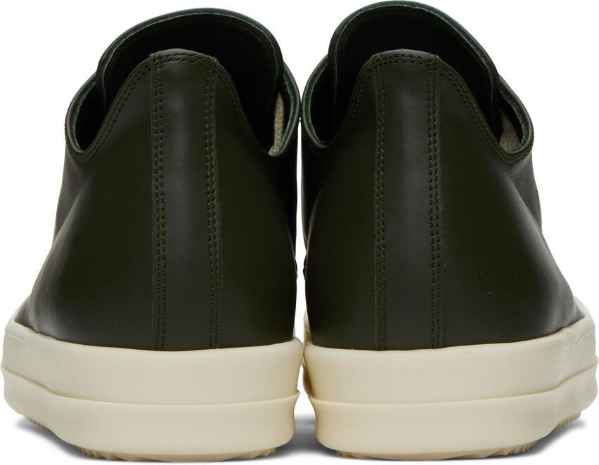 Rick Owens Green Low Sneakers