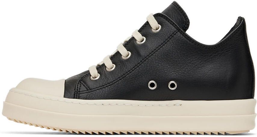 Rick Owens Kids Black Low Sneakers - Picture 3
