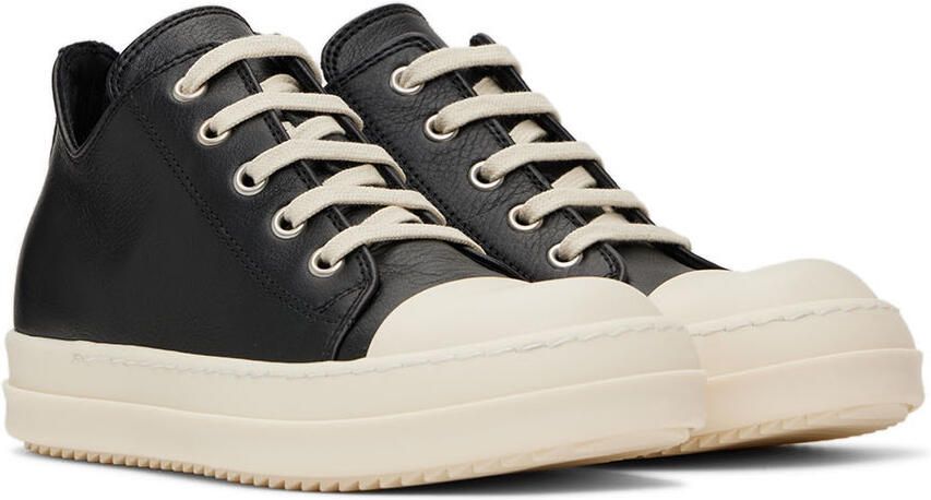 Rick Owens Kids Black Low Sneakers - Picture 2