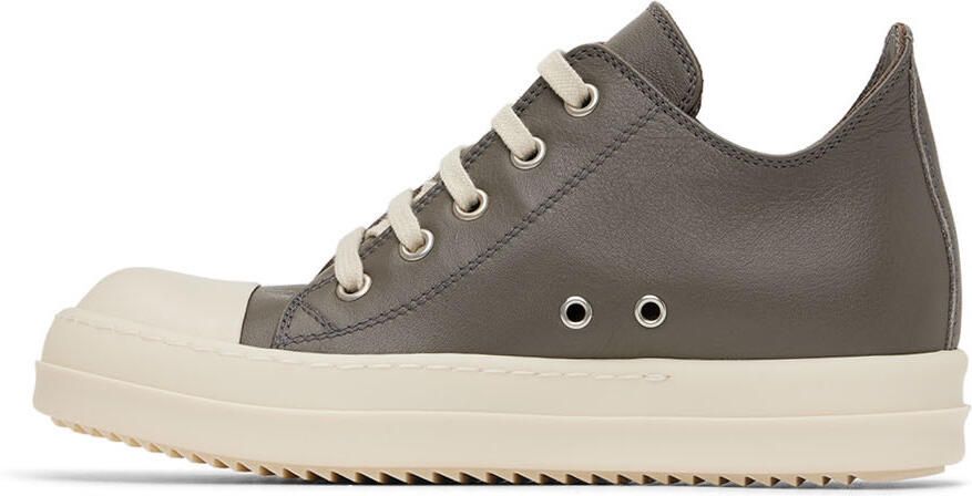 Rick Owens Kids Gray Low Sneakers - Picture 3