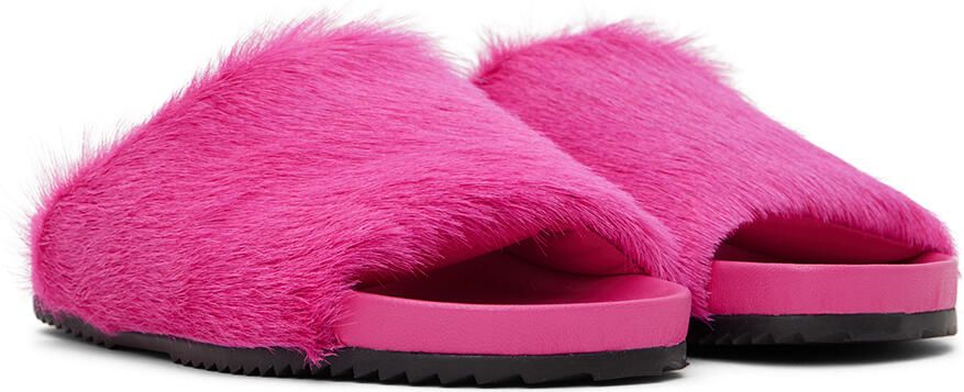 Rick Owens Kids Pink Puffer Slides - Picture 2