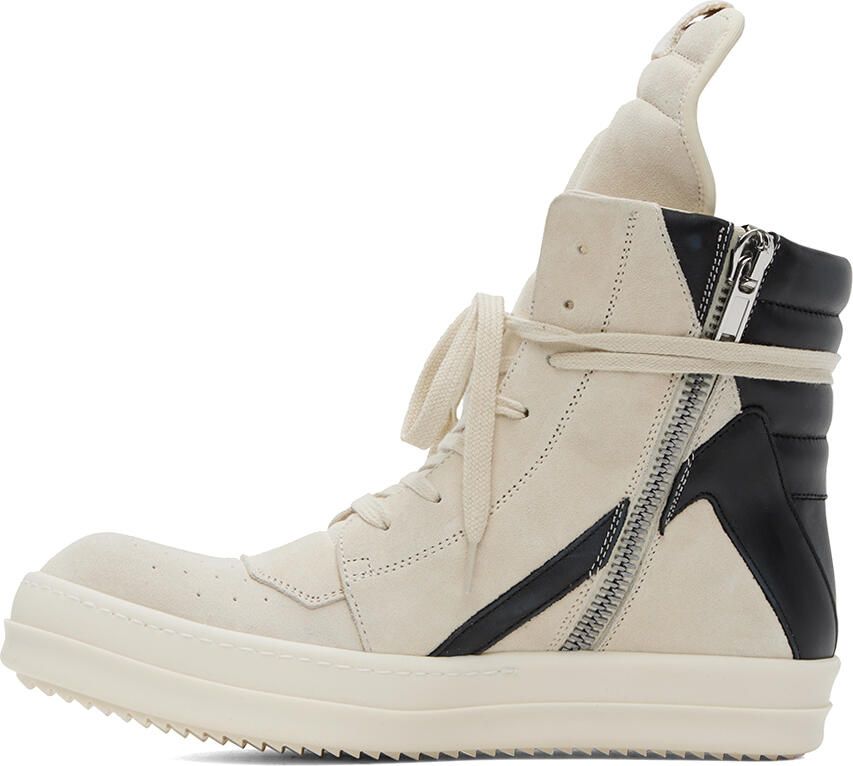 Rick Owens Off-White Geobasket Sneakers - Picture 2