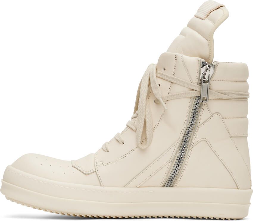 Rick Owens Off-White Geobasket Sneakers - Picture 2