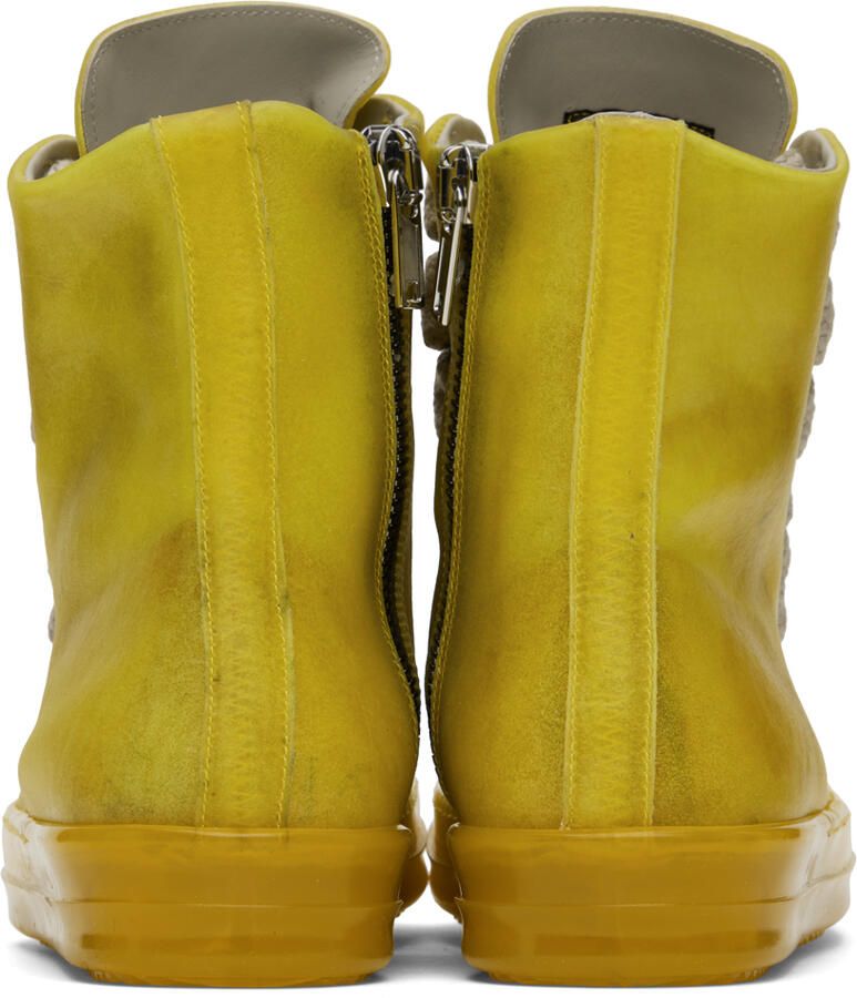 Rick Owens Black & Off-White Geth Sneakers