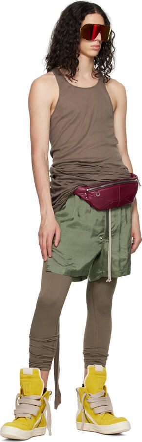 Rick Owens Yellow Geobasket Sneakers - Picture 4