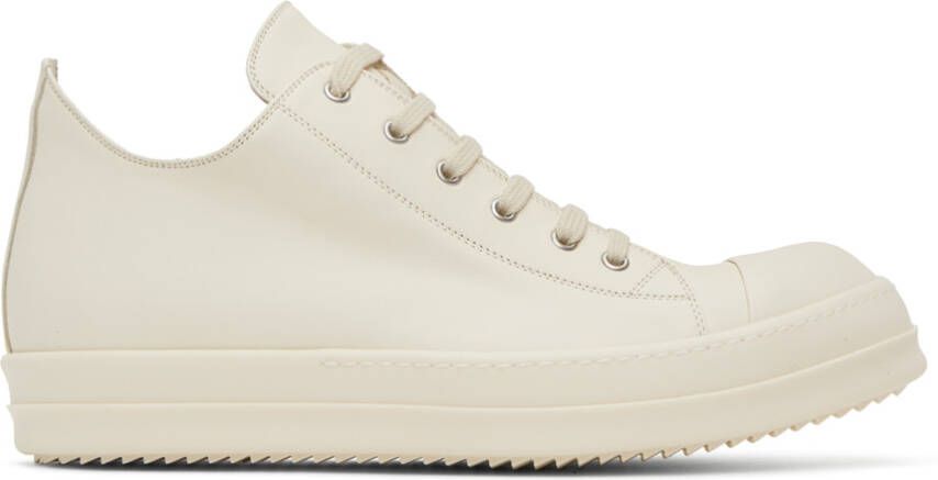 Rick Owens White Low Sneakers