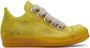 Rick Owens Yellow Low Sneakers - Thumbnail 1