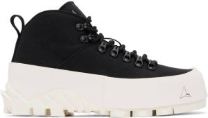 ROA Black CVO Lace-Up Boots