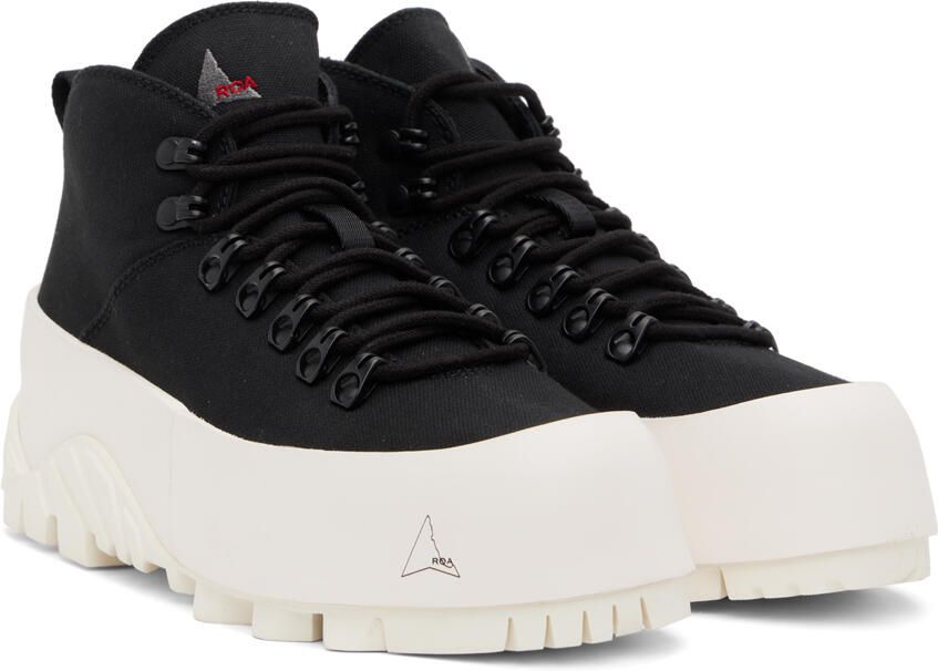 ROA Black CVO Lace-Up Boots - Picture 2