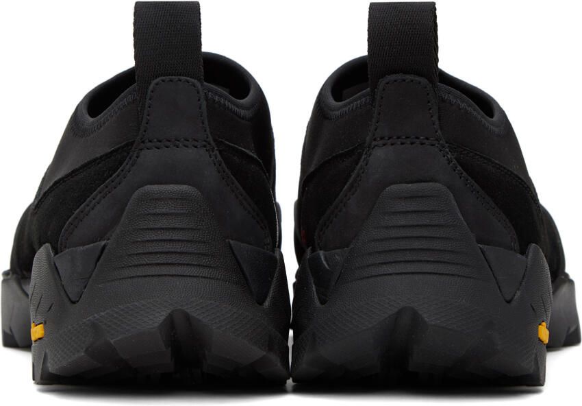 ROA Black Slip-On Sneakers