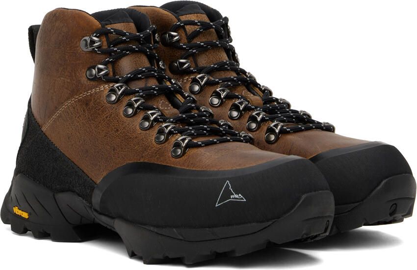 ROA Brown & Black Andreas Boots - Picture 2