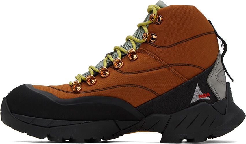 ROA Orange & Black Andreas Strap Boots - Picture 3